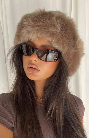 Veruca Fluffy Faux Fur Hat image number 1