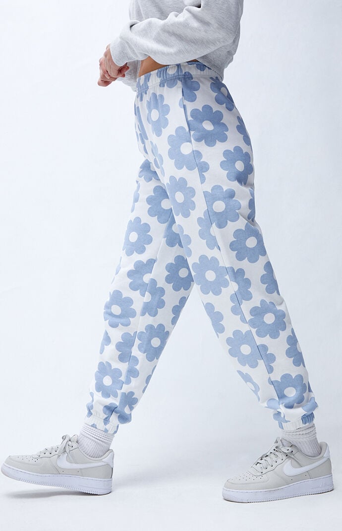 Flower sweatpants outlet