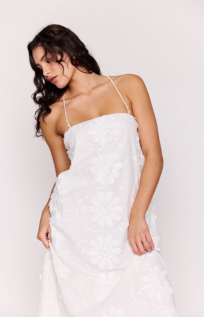 MINKPINK Alesia Lace Back Maxi Dress