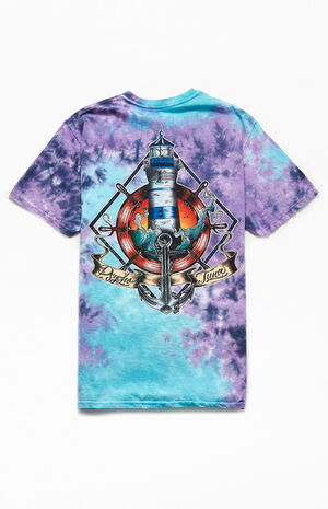 Tuna Lighthouse Tie Dyed T-Shirt Tuna Lighthouse Tie Dyed T-Shirt image number null