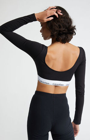 Calvin Klein Unlined Long Sleeve Bralette | PacSun