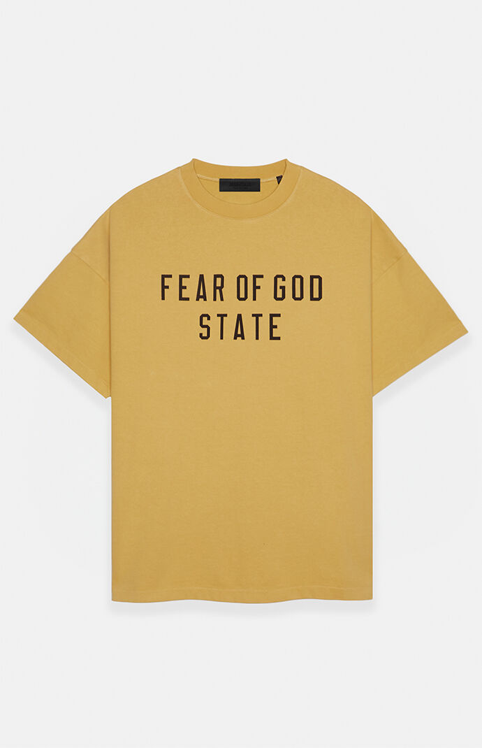【FOG Essentials】Amber Heavy T-Shirt Fear of God Essentials Amber Heavy T-Shirt | PacSun