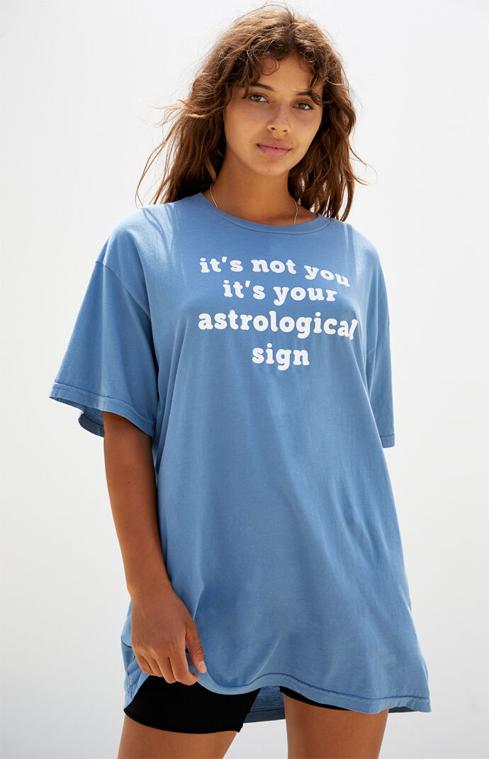 Astrological Sign Oversized T-Shirt