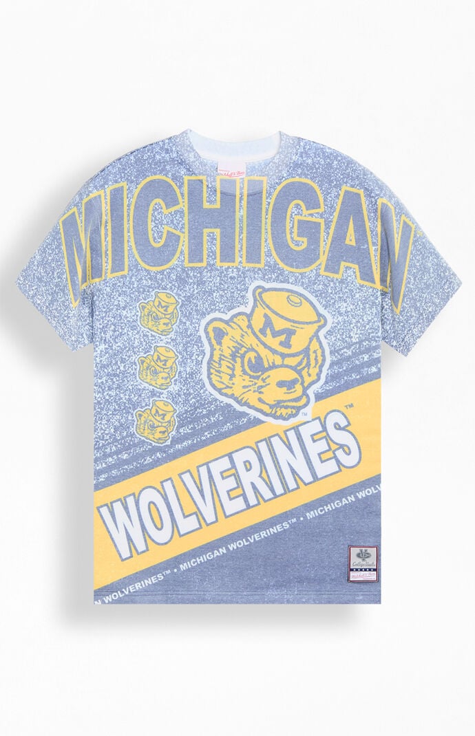 Mitchell & Ness Michigan Wolverines Playmaker T-Shirt