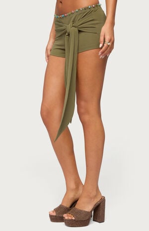 Monroah Bead Low Rise Shorts image number 2