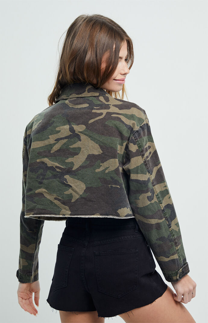 Cropped Camo Jacket