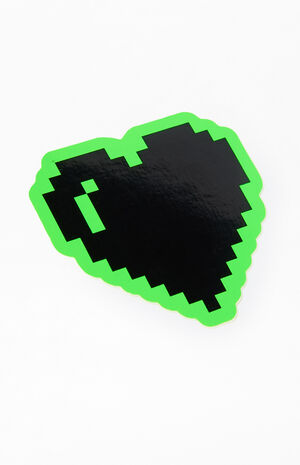 Pixel Heart Sticker image number 2