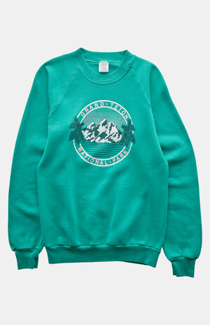 90s Grand Teton National Park Crew Neck Sweatshirt image number 1