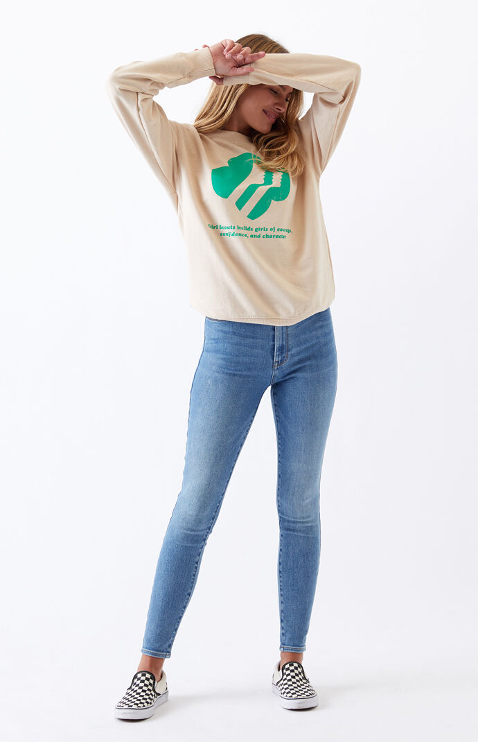 Perfect Blue Super High Waisted Jeggings