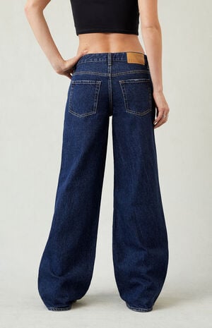 Casey Low Rise Baggy Jeans Dark Indigo image number 4