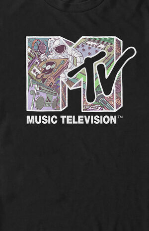 MTV Astronaut Logo T-Shirt MTV Astronaut Logo T-Shirt image number null