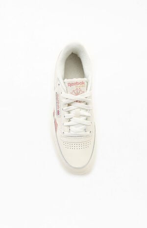 Women's White & Pink Club C Double Sneakers image number 6