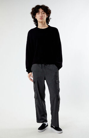 Black Cropped Sweater image number 3