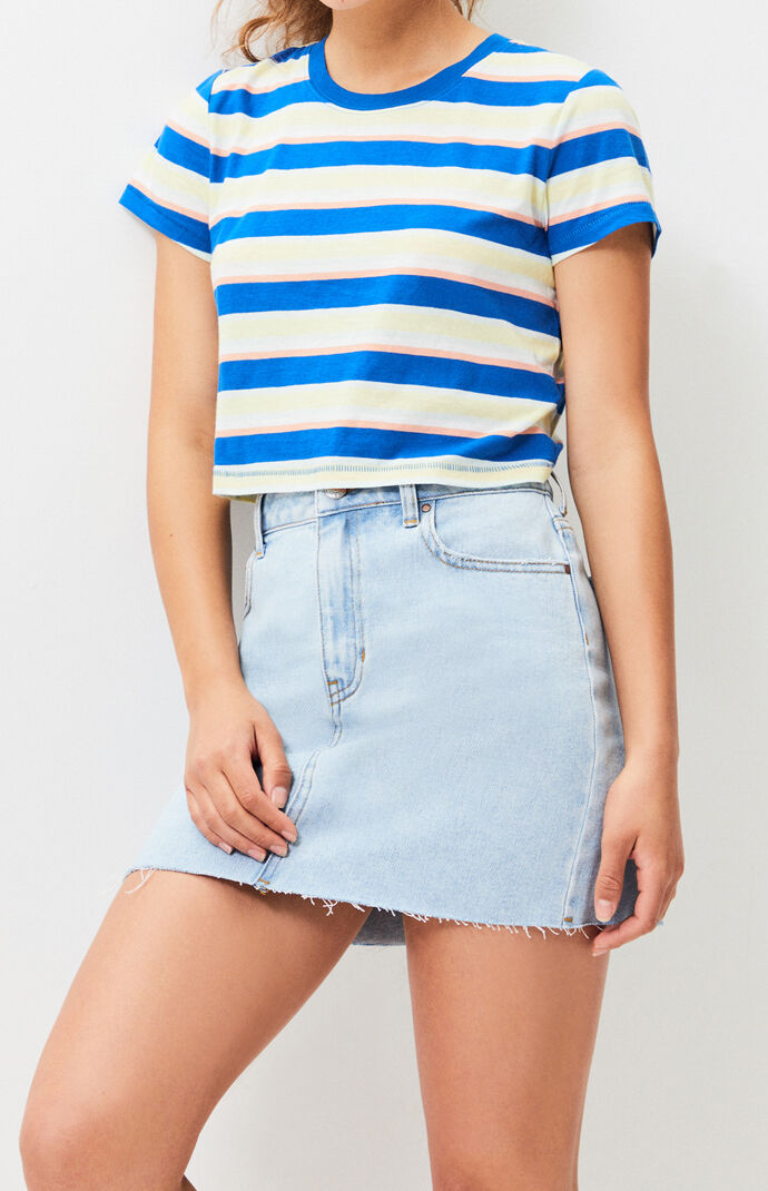 pacsun denim skirt