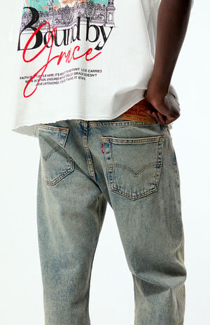 Men's 501 Original Jeans Antique Wash image number 2