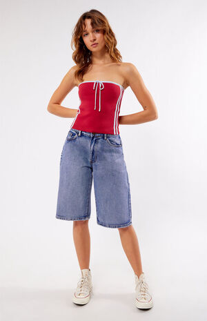 Nickie Sporty Sweater Tube Top image number 1