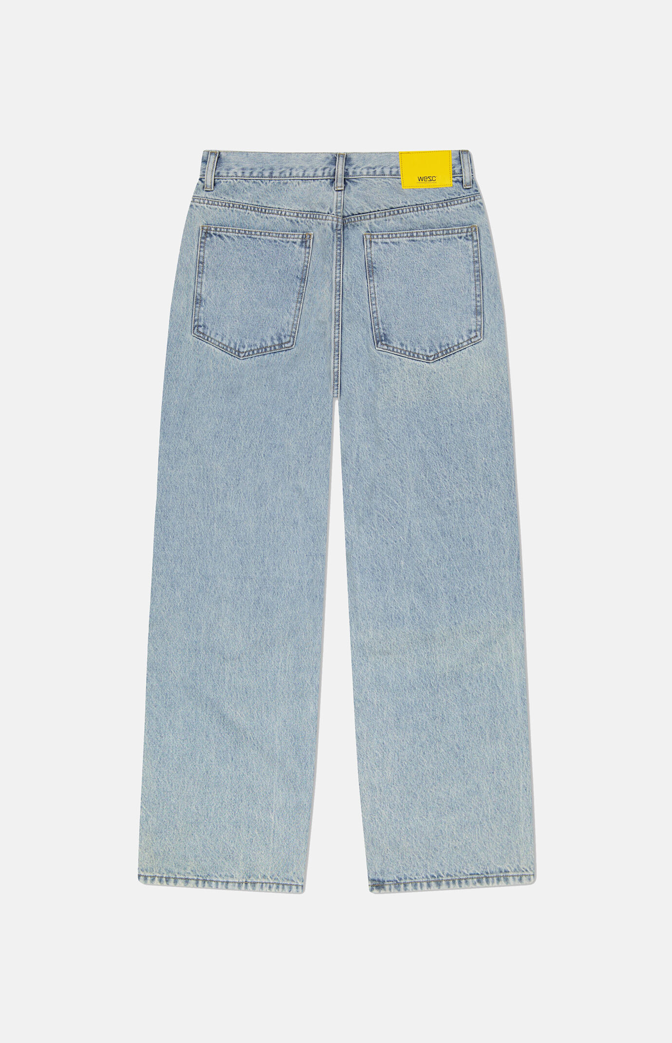 WeSC Jay Light Blue Wide Leg Jeans | PacSun