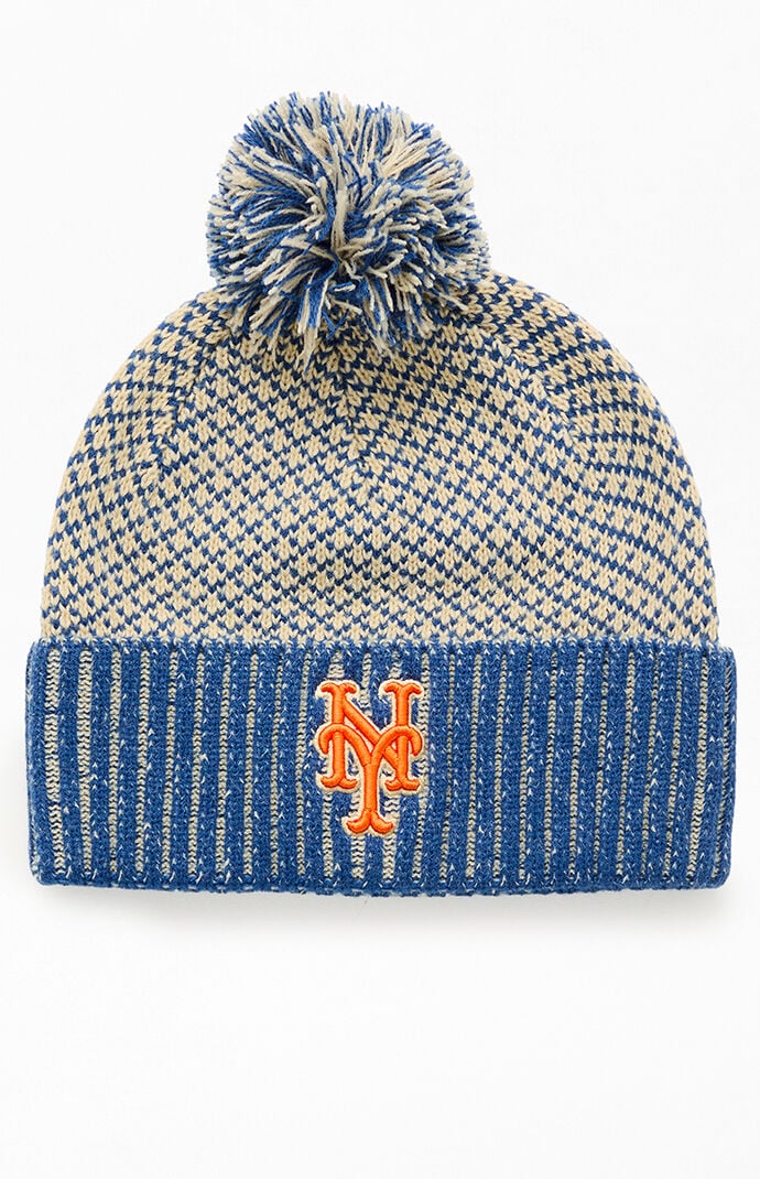 Mitchell & Ness New York Mets Winter Class Knit Pom Beanie