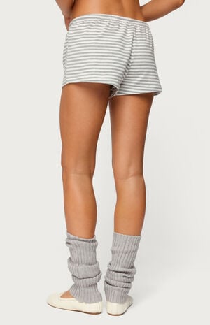 Jaine Striped Drawstring Shorts image number 3
