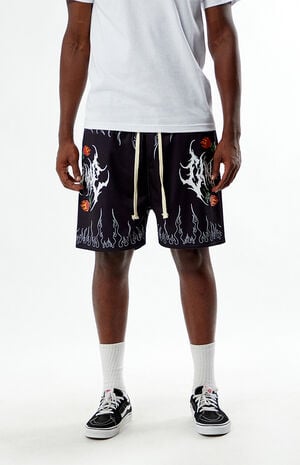 Fire Mesh Basketball Shorts image number 2