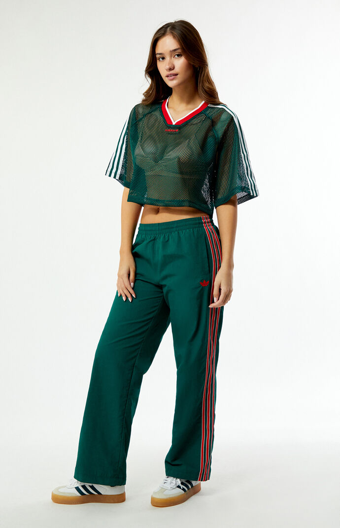 adidas Green SST Baggy Track Pants | Pacsun
