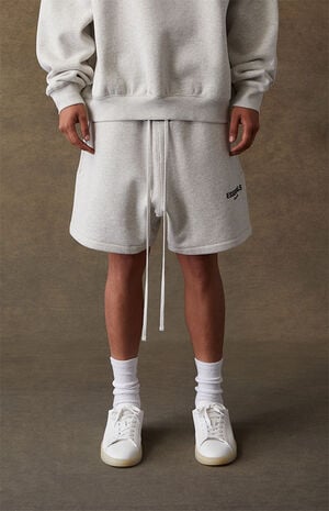 Light Oatmeal Sweat Shorts image number 2