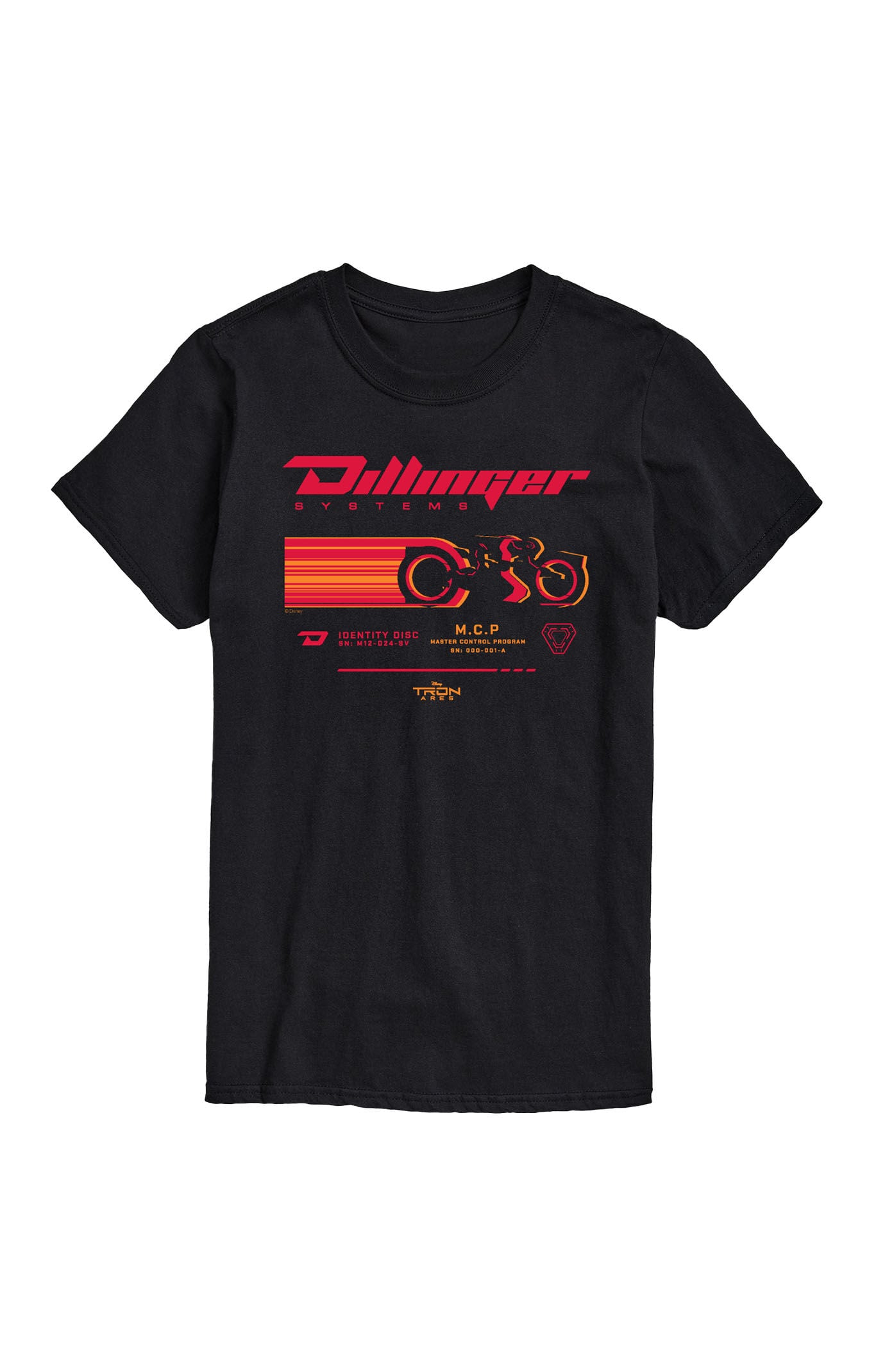 Hybrid Apparel Tron Ares Dillinger Motorcycle T-Shirt