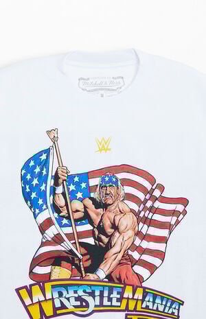 WWE Throwback Wrestlemania Hulk Hogan Oversized T-Shirt image number 2