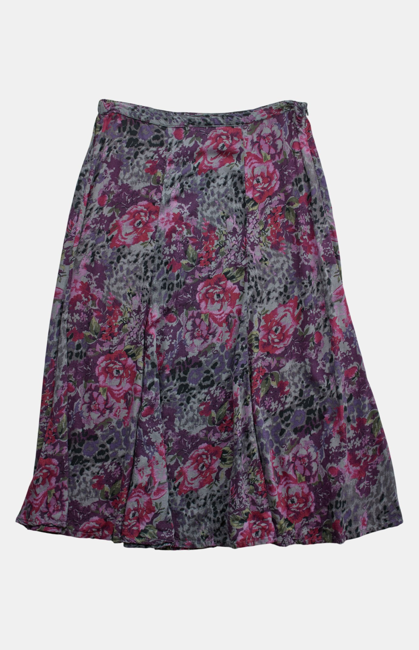 PS VINTAGE 90s Floral Midi Skirt