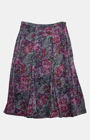 90s Floral Midi Skirt image number 1