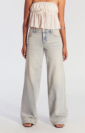 Casey Low Rise Baggy Jeans Light Tinted