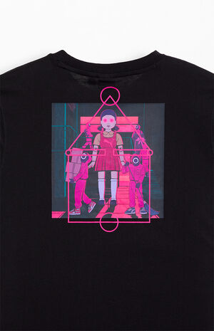 x Squid Game Black T-Shirt image number 4