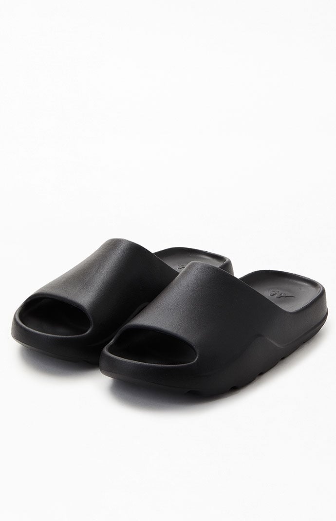 Kappa Black Authentic Plume 1 Slide Sandals PacSun