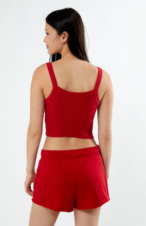 By PacSun 76 Camp Mini Sweat Shorts image number 4