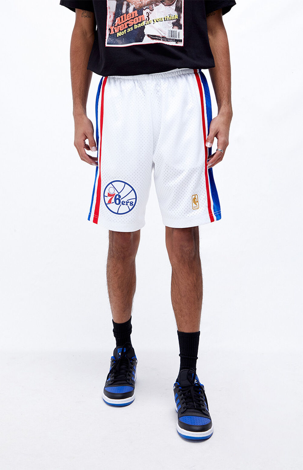 76ers mitchell and ness shorts