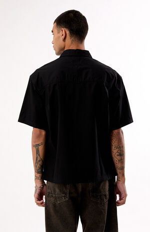 Skater Button Down Boxy Shirt image number 4