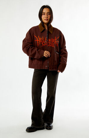 x Stranger Things Hellfire Lives Garage Jacket image number 5