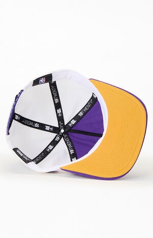 LA Lakers Golfer Snapback Hat image number 5