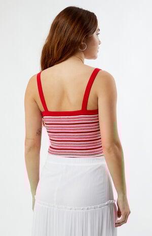 Astrid Striped Sweater Tank Top Astrid Striped Sweater Tank Top image number 3