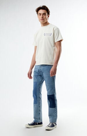 Light Indigo Skateboarding 501 Straight Jeans Light Indigo Skateboarding 501 Straight Jeans image number 1