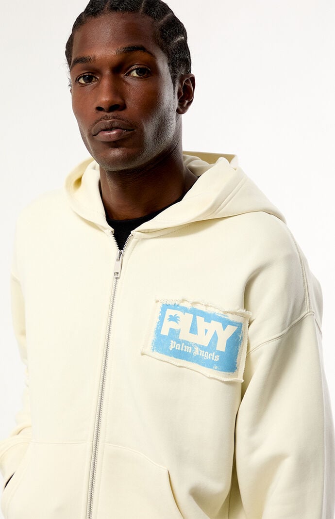 PLAY PALM ANGELS Graffiti Palm Dual Zip-Up Hoodie | Pacsun