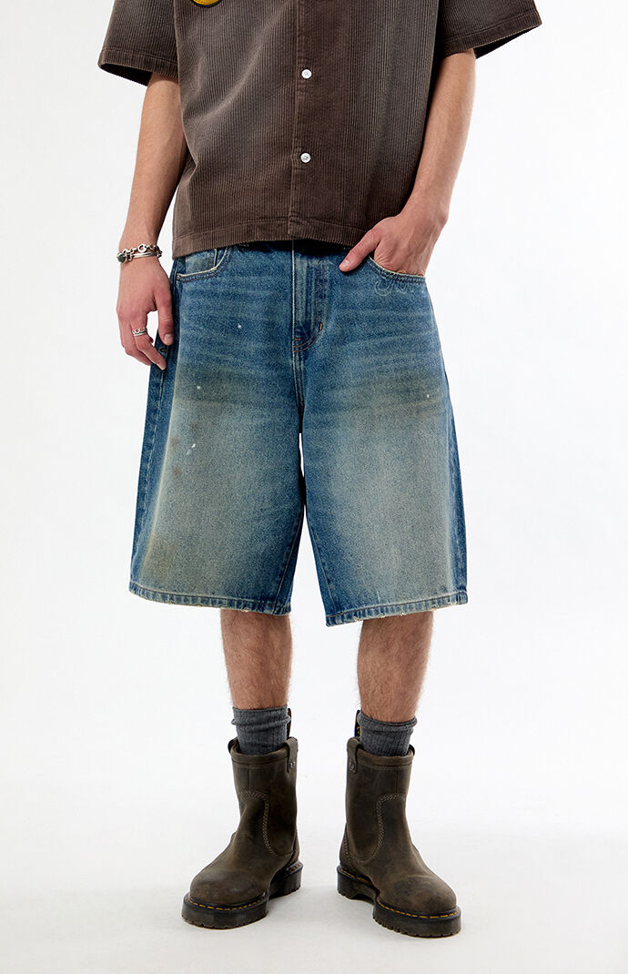 FORD Dirty Wash Baggy Jean Shorts | Pacsun