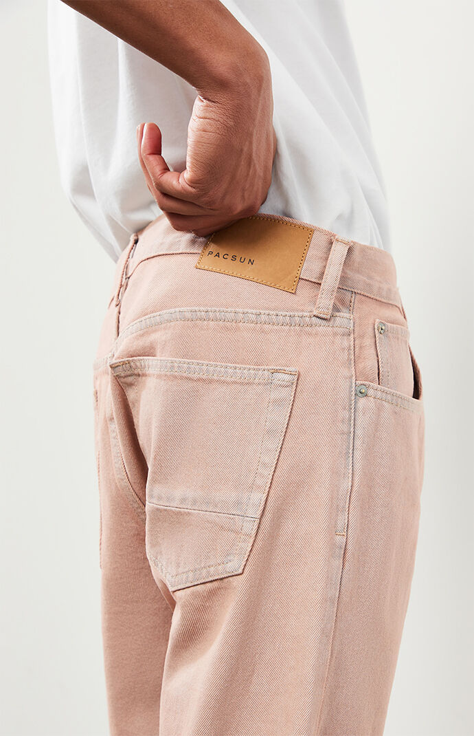 Roman Pink Slim Taper Jeans