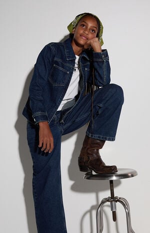 Casyon Rinse Wash Jean Jacket image number 1