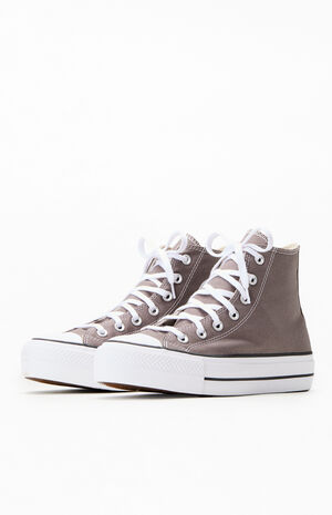 Women's Light Brown Chuck Taylor All Star Lift Sneakers image number 2