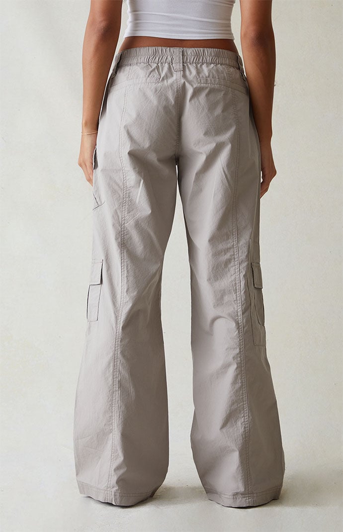 Pacsun Gray Low Rise Puddle Pants | PacSun