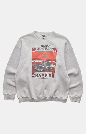 90s Black Widow Champion Crew Neck Sweatshirt image number 1