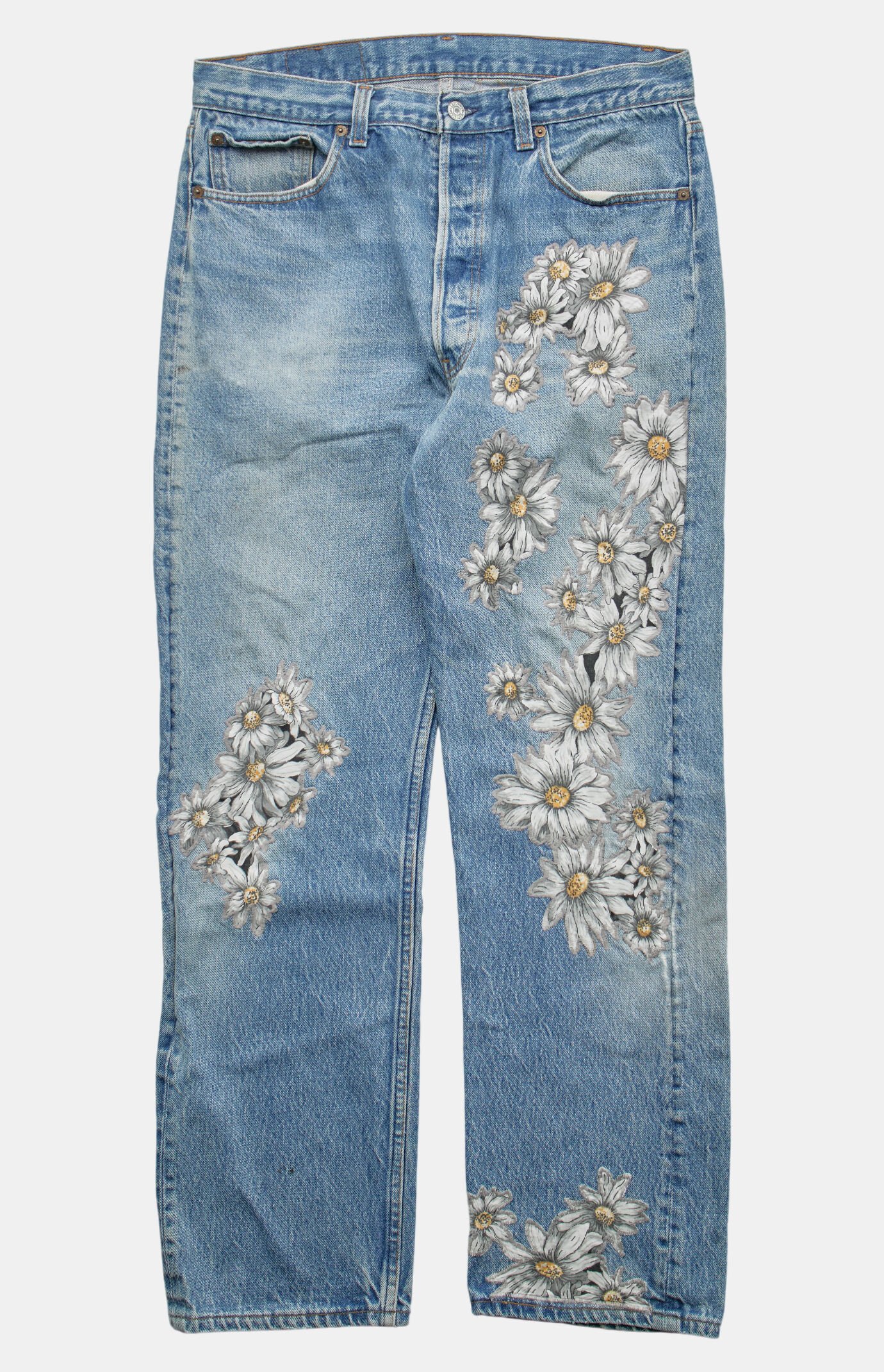 PS VINTAGE 90s Handpainted Levi's Jeans