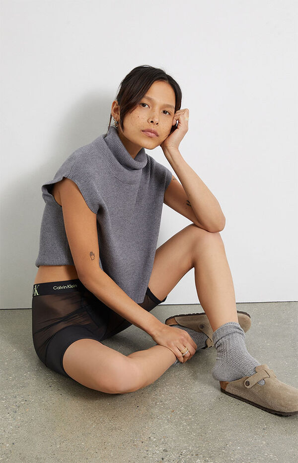 Calvin Klein Mesh Long Leg Boxer Brief Panty | PacSun Calvin Klein Mesh Long Leg Boxer Brief Panty | PacSun