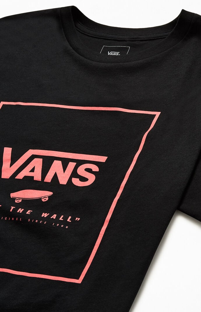 Vans Black \u0026 Pink Print Box T-Shirt 